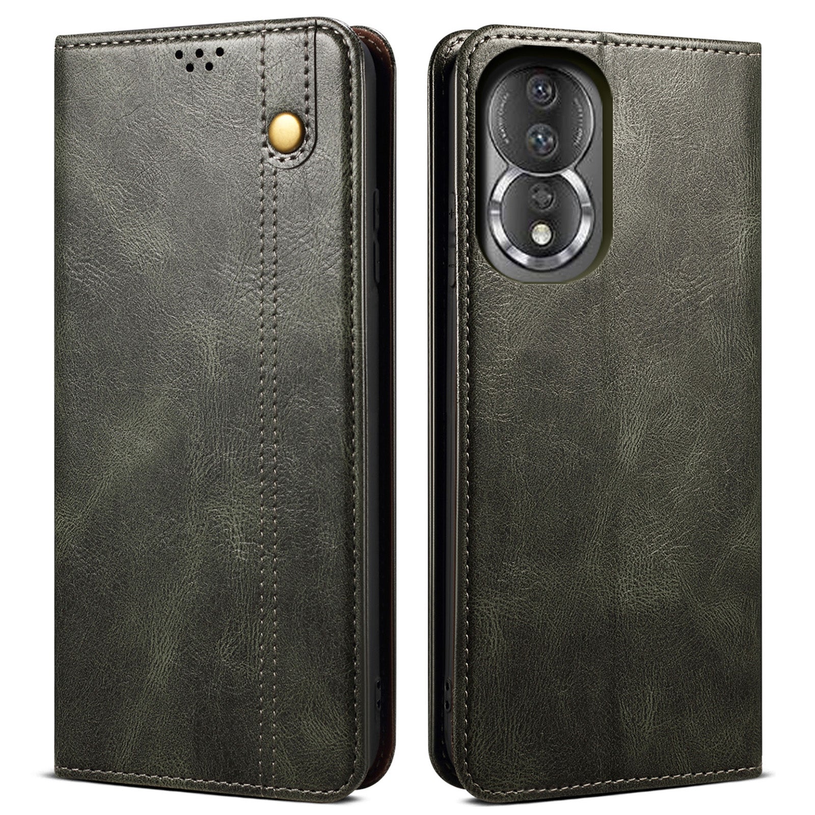 For Honor 80 5G Anti-shock Waxy Crazy Horse Texture Phone Case Foldable Stand Protective Folio Flip Leather Phone Wallet Cover For Honor 80 5G Anti-shock Waxy Crazy Horse Texture Phone Case Foldable Stand Protective Folio Flip Leather Phone Wallet Cover